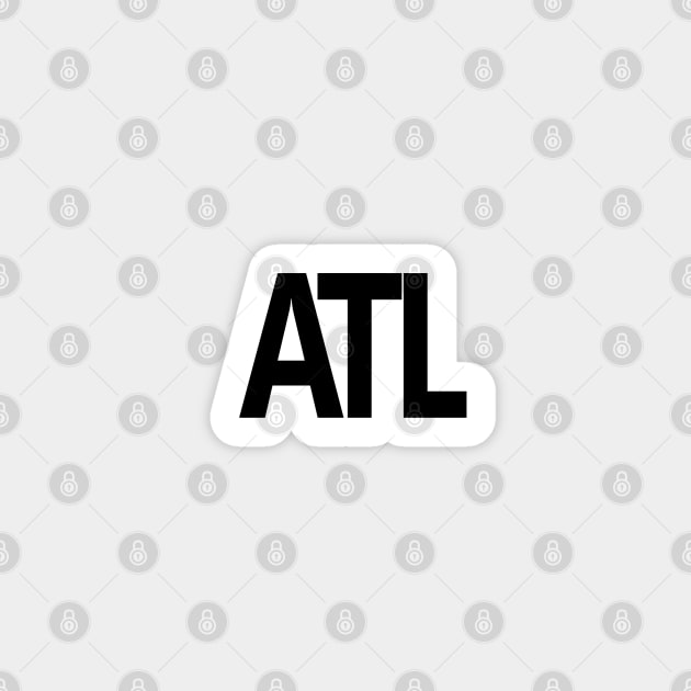 ATL Black Sticker by AdventureFinder